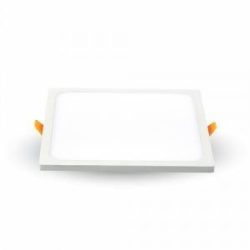   8W Led panel beépíthető Slim, Trimless négyzet alakú természetes fehér 4200K