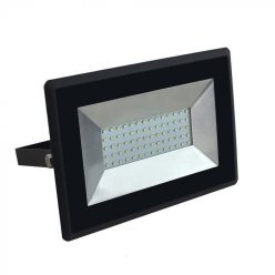 50W LED reflektor E-széria fekete 3000K - 5958 (V-TAC)