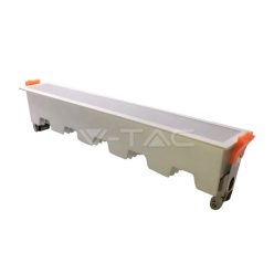 20W LED Egyenes panel fehér színű, hideg fehér (V-TAC)