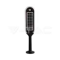 5W LED Napelemes oszlopos kerti lámpa szenzorral, fehér és fekete színben 3000K vtac_v-tac_sku-6666-2