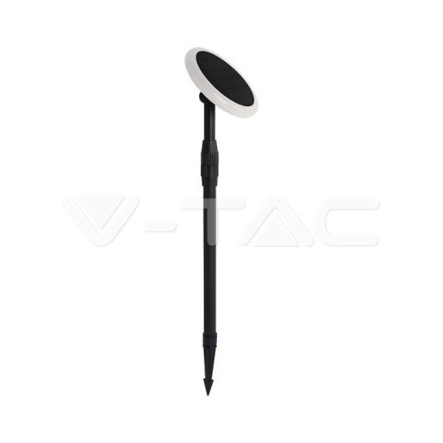 3W LED Napelemes kerti lámpa, fehér és fekete színben 3000K 2db/csomag vtac_v-tac_sku-6668-2
