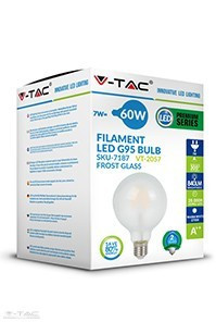 7W Retro LED izzó E27 G95 opál 2700K - 7187 (V-TAC)