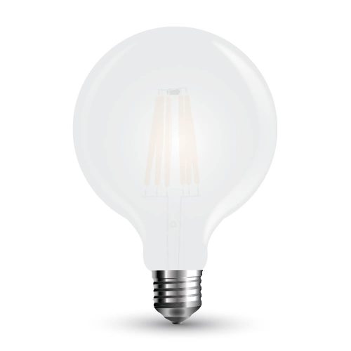 Retro LED izzó - 10W Filament E27 G125 Meleg fehér 7189 (V-TAC)