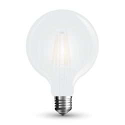   Retro LED izzó - 10W Filament E27 G125 Hideg fehér 7190 V-TAC