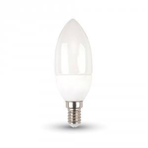 LED gyertya E14 3W 250Lm 2700K meleg fehér LED izzó (V-TAC)