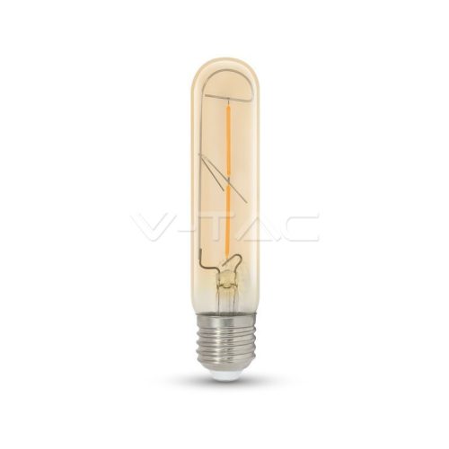 Retro LED izzó - 2W Filament E27 T30 borostyán burkolat 2200K - 7252 (V-TAC)