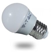   V-TAC LED kisgömb E27 5,5W=40W 470Lm 6400K hideg fehér V-TAC LED izzó