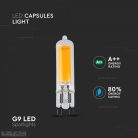 3W G9 LED Spotlámpa 230V Meleg fehér - 7476 (V-TAC)