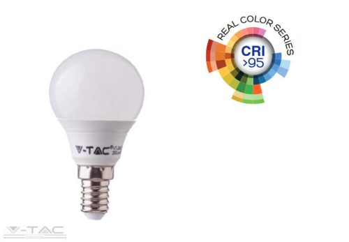 5,5W LED izzó CRI>95 E14 P45 4000K - 7489 (V-TAC)