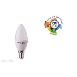 5,5W LED izzó CRI>95 E14 gyertya 4000K - 7495 (V-TAC)