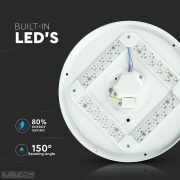 18W LED opál búrás kör mennyezeti lámpa állítható színhőmérséklet - 7605