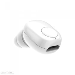 Bluetoothos mini fülhallgató fehér - 7705
