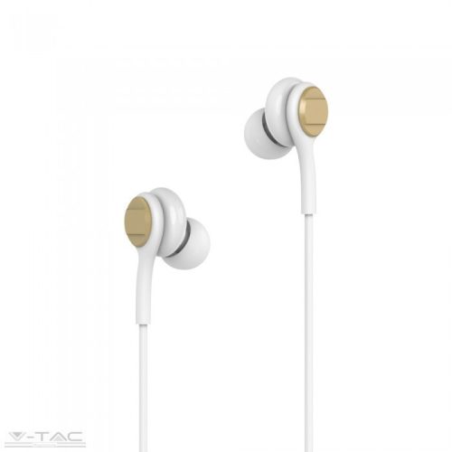 Fülhallgató arany - 7707 V-TAC