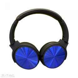   Vezetéknélküli bluetoothos fejhallgató kék 500mAh - 7728 V-TAC