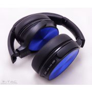 Vezetéknélküli bluetoothos fejhallgató kék 500mAh - 7728 V-TAC