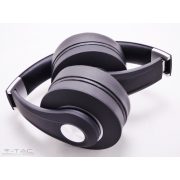 Vezetéknélküli bluetoothos fejhallgató fekete 500mAh - 7730 V-TAC