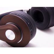 Vezetéknélküli bluetoothos fejhallgató barna 500mAh - 7732 V-TAC