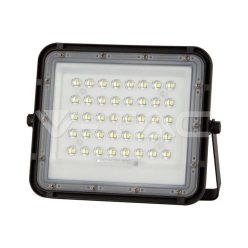10W LED Napelemes reflektor 4000K cserélhető akkumulátor,3m vezetékkel, fekete színű vtac_v-tac_sku-7824-2