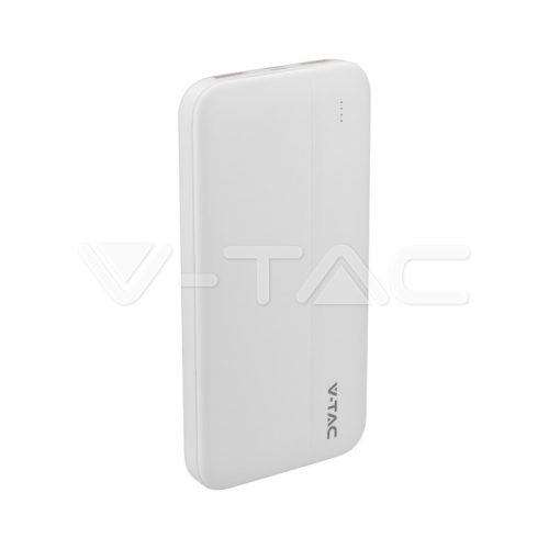 10000mAh Gyors töltő Power Bank, fehér színű vtac_v-tac_sku-7832-2