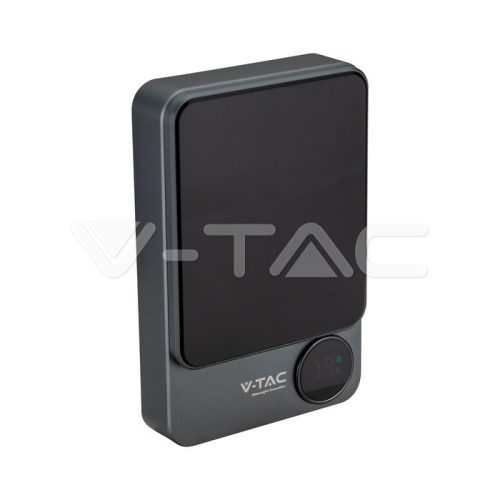 10000mAh 9mm MagSafe vezeték nélküli Power Bank, szürke színű vtac_v-tac_sku-7849-2