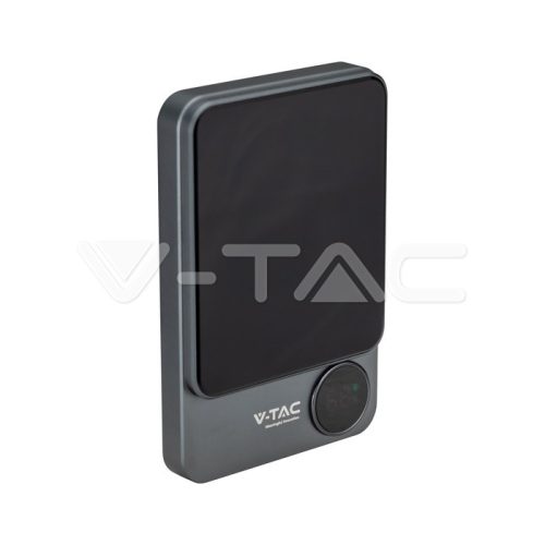 5000mAh 9mm MagSafe vezeték nélküli Power Bank, szürke színű vtac_v-tac_sku-7850-2