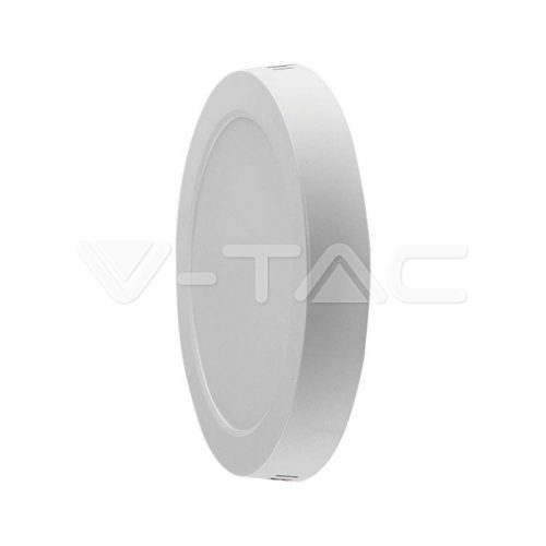 12W LED Felületre szerelhető panel, kerek forma 6400K (V-TAC)
