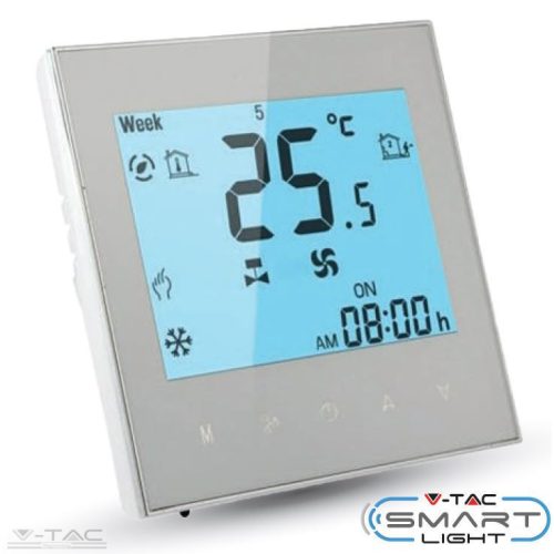Smart digitális fan-coil termosztát 2 csöves rendszerekhez - 7908 V-TAC