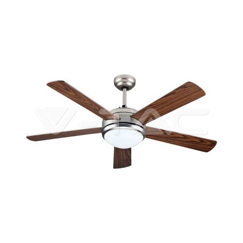15W LED Mennyezeti ventilátor,távirányítóval 5 db megfordítható pengével (V-TAC)