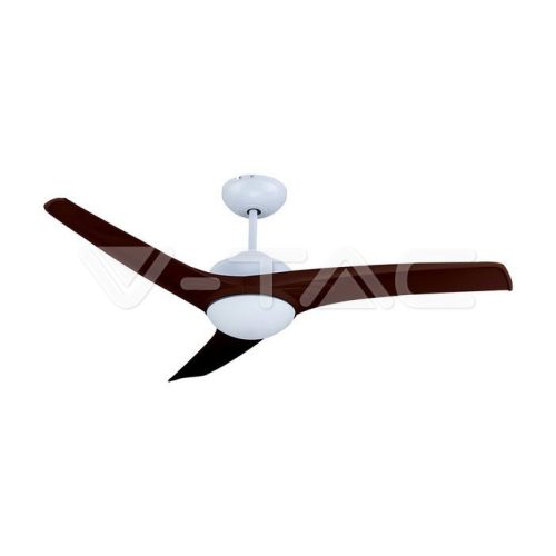 15W 3 az-1 ben LED Mennyezeti ventilátor RF távírányítóval,3 pengés, barna színű 35W DC Motorral vtac_v-tac_sku-7920-2