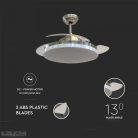 30W LED Dekoratív 3in1 mennyezeti lámpa 35W ventilátorral - 7929 (V-TAC)