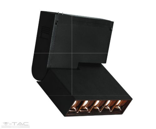 10W Magnetic dönthető lineár spotlámpa CRI>90 fekete 4000K UGR19 - 7963 (V-TAC)