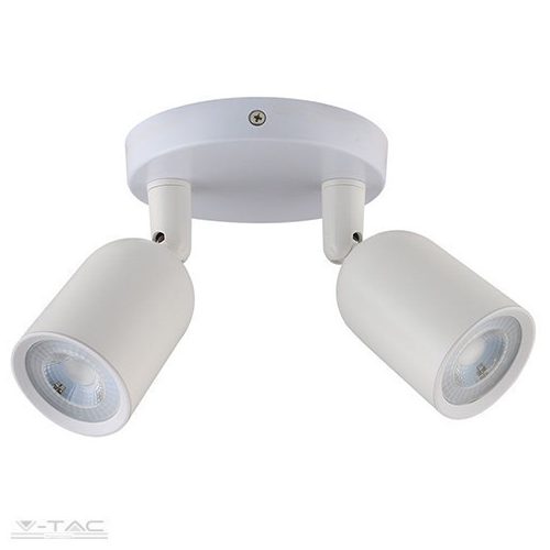 Falon kívüli spot lámpatest (2xGU10) fehér - 7981 V-TAC