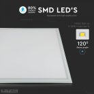 45W LED panel 600 x 600 mm-es 3600lm 6400K CRI>95 driverrel - 8088 (V-TAC)