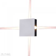   4W LED design szögletes fali lámpa fehér IP65 3000K - 8209 V-TAC