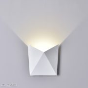 5W szögletes fehér fali lámpa 4000K IP65 - 8281 V-TAC