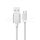 1m. Micro USB kábel ezüst platinum széria (V-TAC)