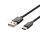1m. C típusú USB kábel fekete platinum széria vtac_v-tac_sku-8491-2