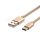1m. C típusú USB kábel arany platinum széria vtac_v-tac_sku-8493-2