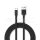1m. Micro USB kábel fekete rubin széria (V-TAC)