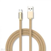   Micro USB  szövet kábel 1m arany 2,4A Rubin széria - 8495 V-TAC