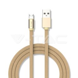 1m. Micro USB kábel arany rubin széria (V-TAC)