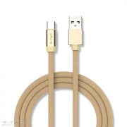   USB C szövet kábel 1m arany 2,4A Rubin széria - 8499 V-TAC