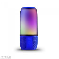   Bluetooth-os 6W LED hangulatlámpa kék beépített Smart hangszóróval RGB - 8569