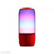   Bluetooth-os 6W LED hangulatlámpa piros beépített Smart hangszóróval RGB - 8571