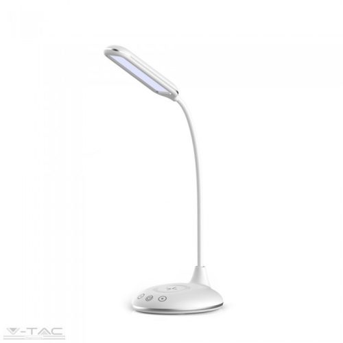 4W LED asztali lámpa vezetéknélküli töltővel 3 in 1 fehér - 8605 - V-TAC