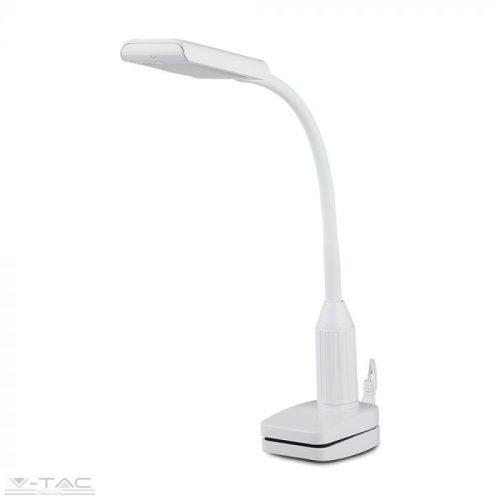 7W LED fehér csíptetős asztali lámpa 3000K - 8672 V-TAC