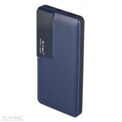   Navy kék Power bank digitális kijelzővel 10000 mAh - 8872 (V-TAC)