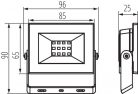 LED reflektor GRUN 10W 4000K 31390 (MiLedo)