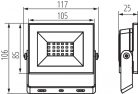 LED reflektor GRUN 20W 4000K 31391 (MiLedo)