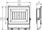 LED reflektor GRUN 50W 4000K 31393 (MiLedo)